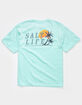 SALT LIFE Leaning Palms Boys Tee image number 1