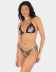 HURLEY Miami Garden Tie Side Cheeky Bikini Bottoms image number 3