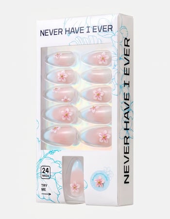 NEVER HAVE I EVER Blue Petal Press-On Nails Primary Image