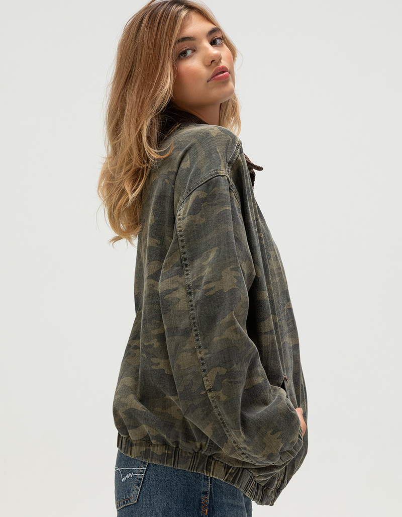 BDG Urban Outfitters Dex Womens Printed Canvas Workwear Jacket image number 2