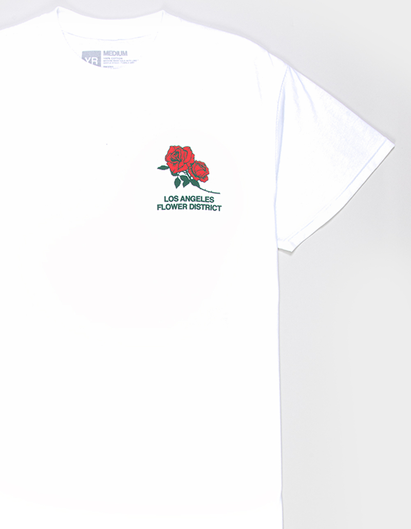 YOUNG & RECKLESS Flower District Mens Tee - WHITE