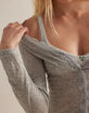 FREE PEOPLE Big Love Womens Rib Cardigan image number 3