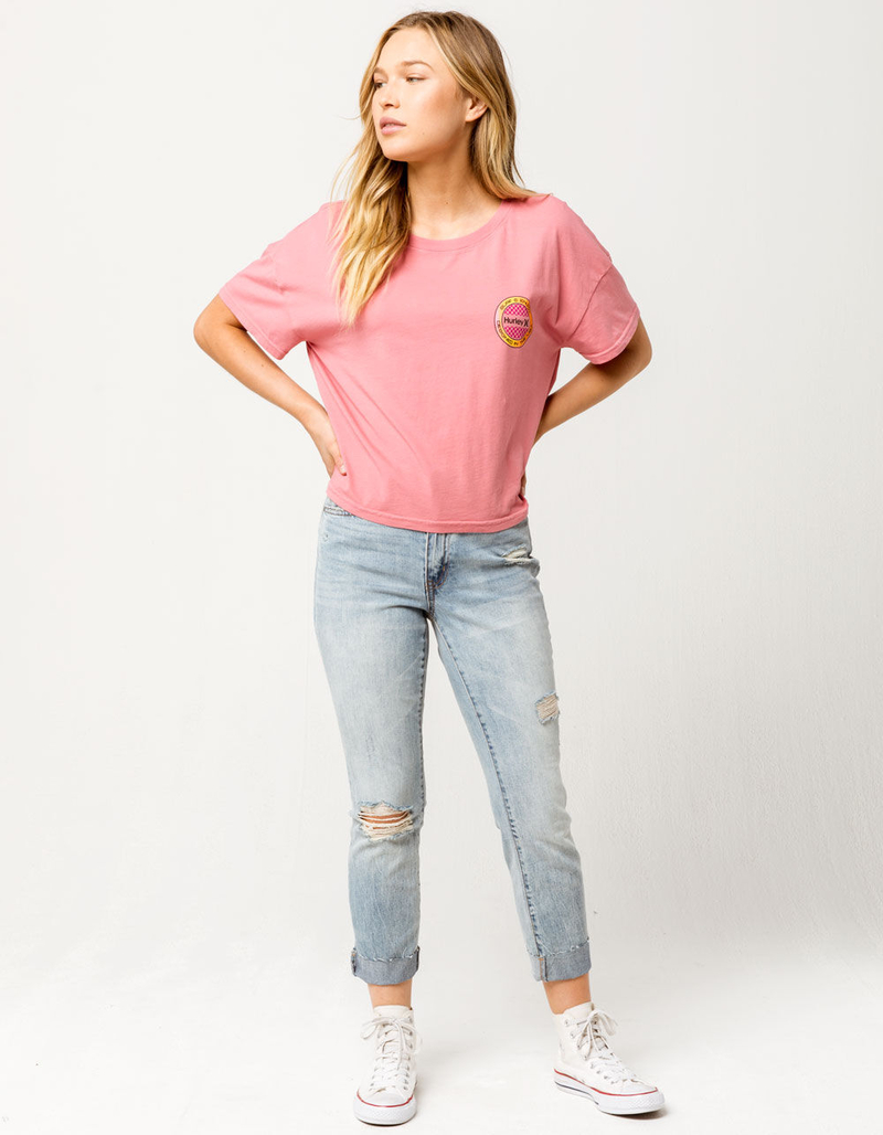 HURLEY Circle Check Flouncy Womens Color Changing Tee image number 5