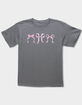 BOW Trio Unisex Kids Tee image number 1