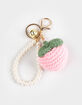FULL TILT Peach Crochet Bag Charm image number 1