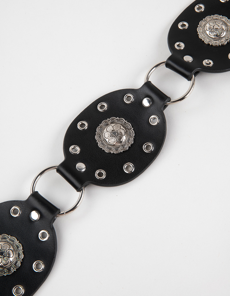 Flower Grommet Wrap Belt image number 3