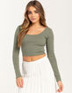 ROXY Best Keepsake Womens Knit Top image number 5