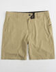 NITROUS BLACK Format Khaki Mens Hybrid Shorts image number 1