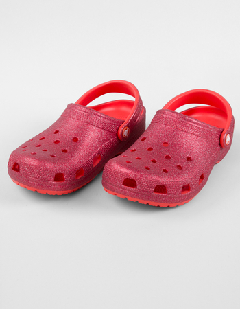 CROCS Womens Classic Glitter Clogs Primary Image