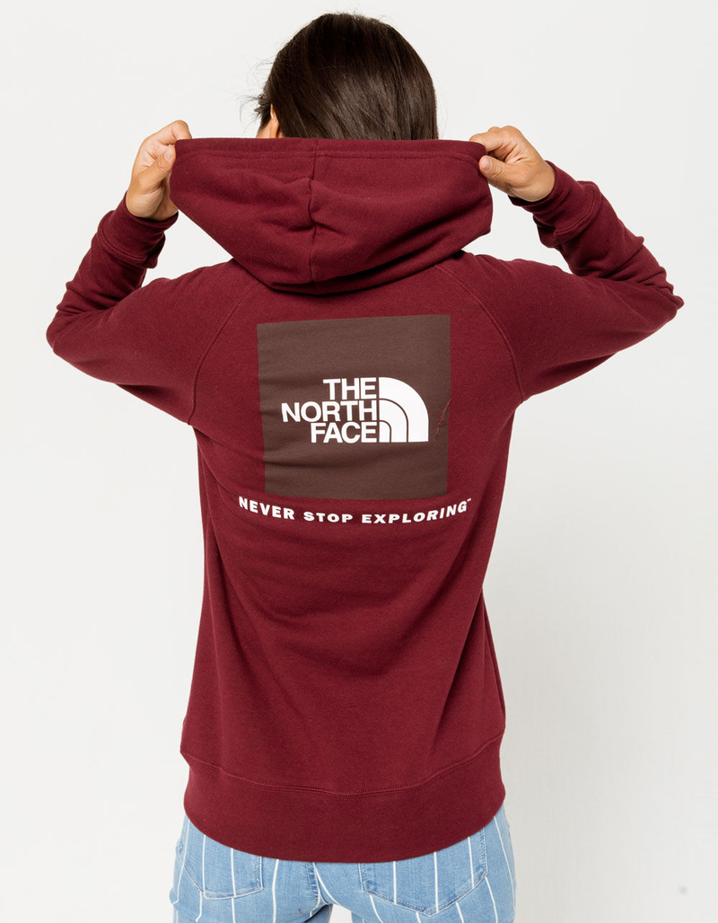 THE NORTH FACE Red Box Burgundy Womens Hoodie image number 0