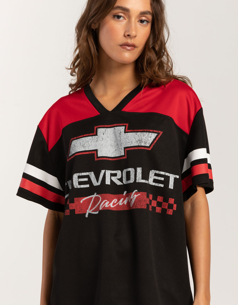 CHEVROLET Racing Mesh VNeck Womens Jersey BLACK Tillys