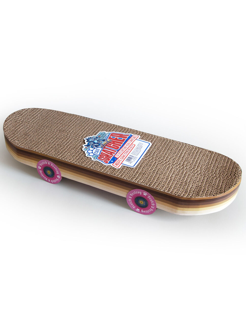 SUCK UK Skateboard Cat Scratcher image number 0