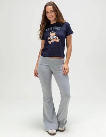 TINY TURNIP New York Yankees Teddy Womens Tee Alternative Image