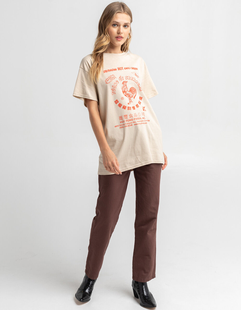 SRIRACHA Womens Oversized Tee image number 3