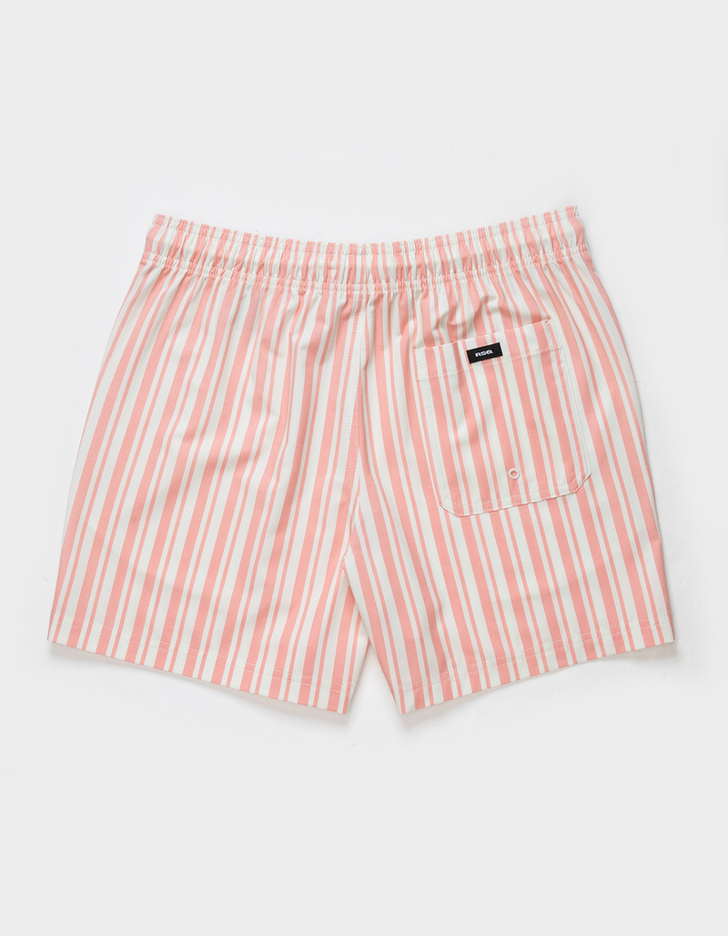 RSQ Mens Simple Stripe 5'' Swim Shorts image number 2