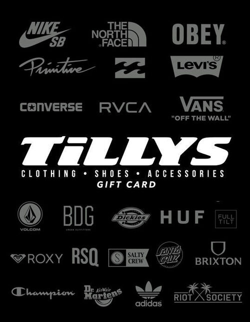 EGift Card Tillys 10Tillys Tillys