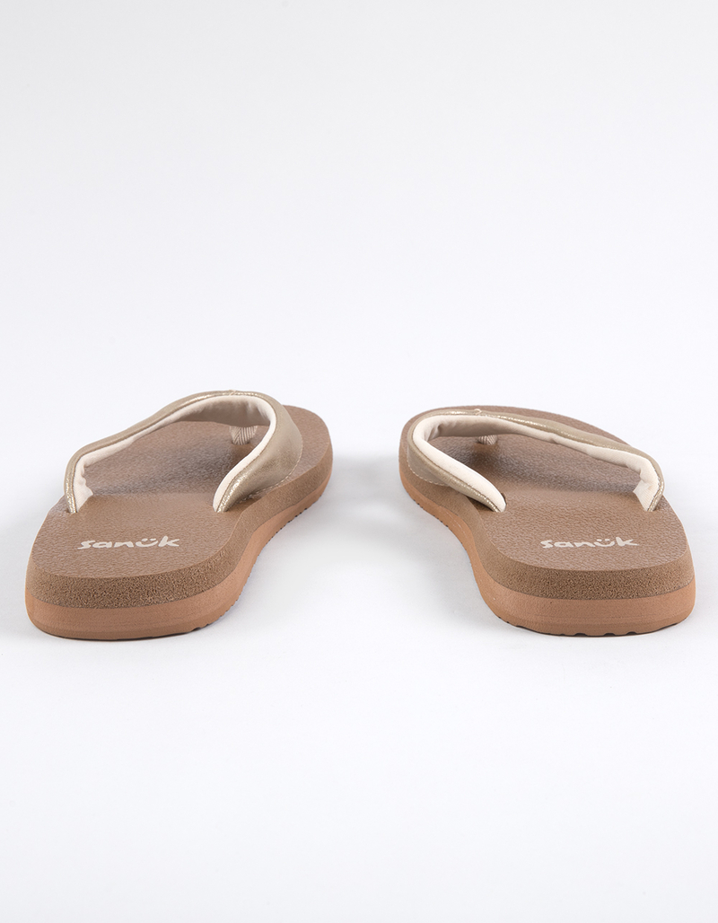 SANUK Yoga Mat II Metallic Womens Flip Flops image number 3