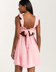 TIMING Tie Back Womens Babydoll Dress image number 2