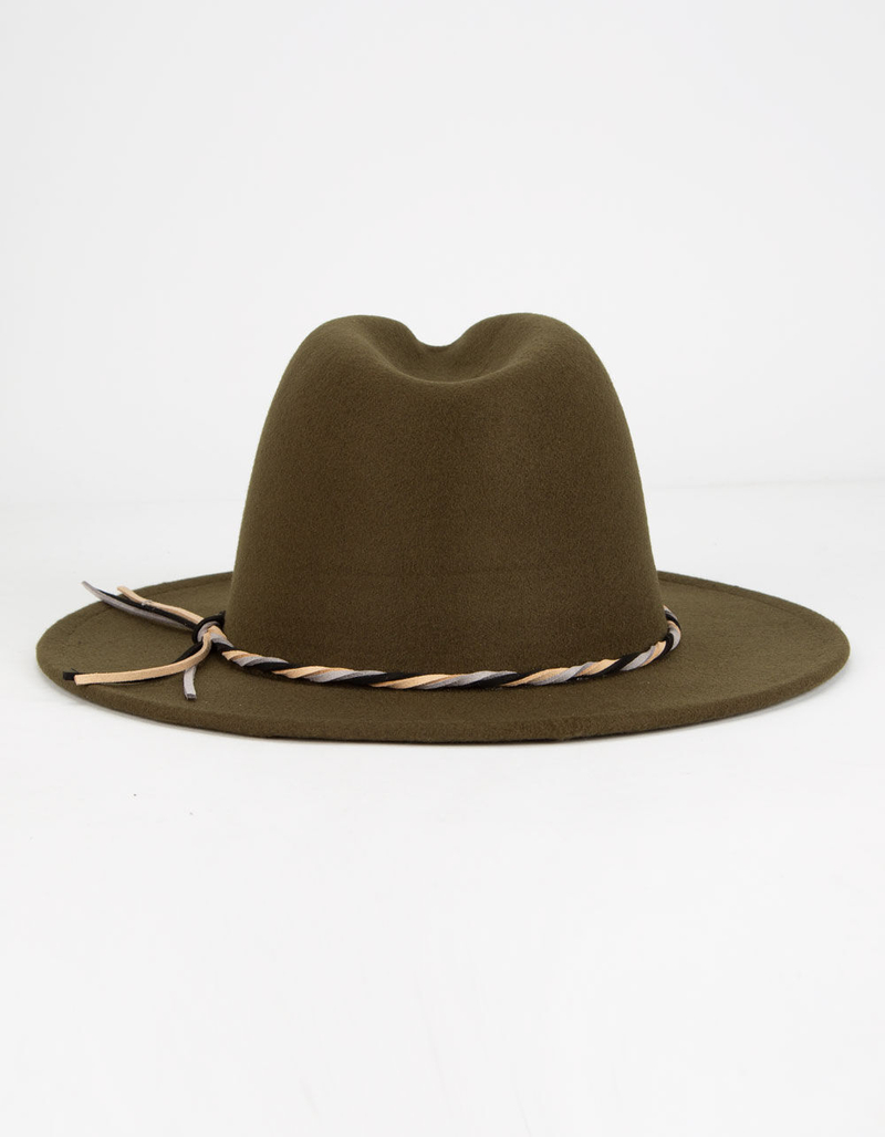 Felt Fedora Olive Hat image number 1