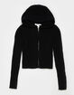 FULL TILT Cable Girls Zip-Up Hoodie image number 2
