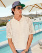 RSQ Mens Lace Button Up Shirt image number 1