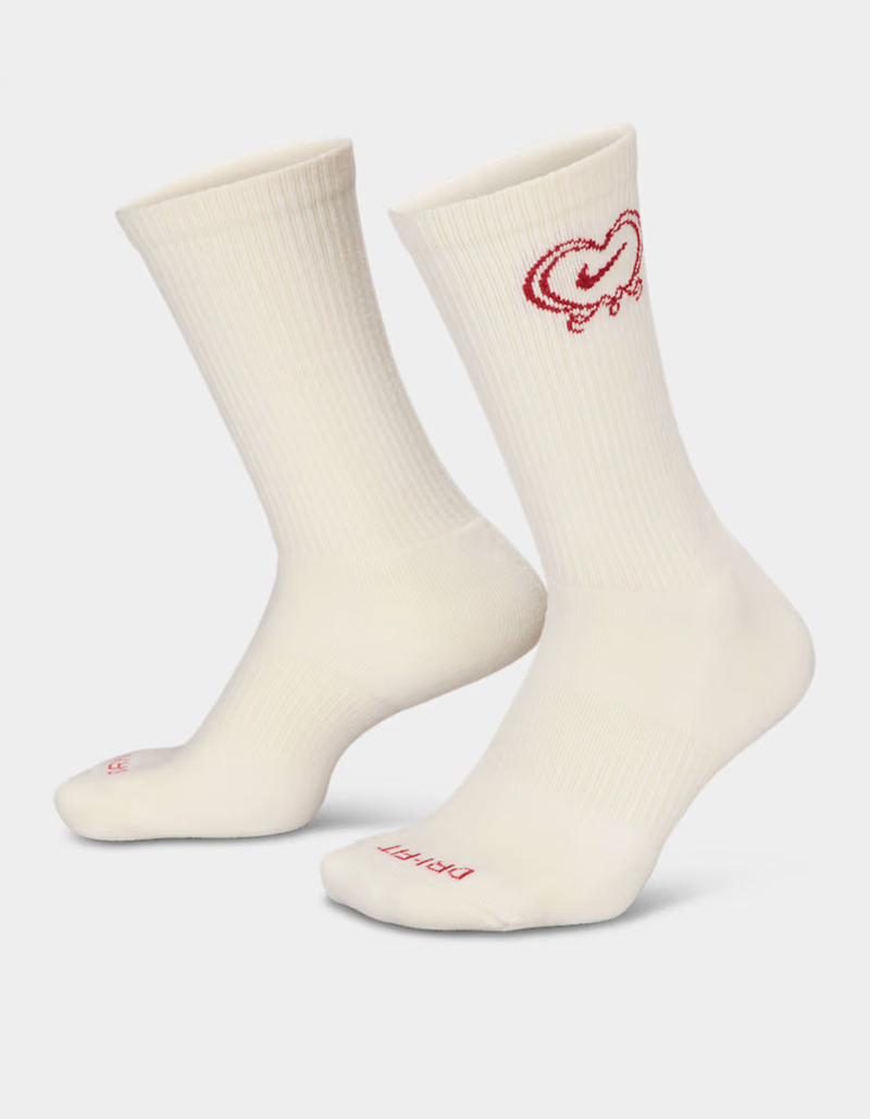 NIKE Everyday Plus Valentine's Day Cushioned Crew Socks image number 1