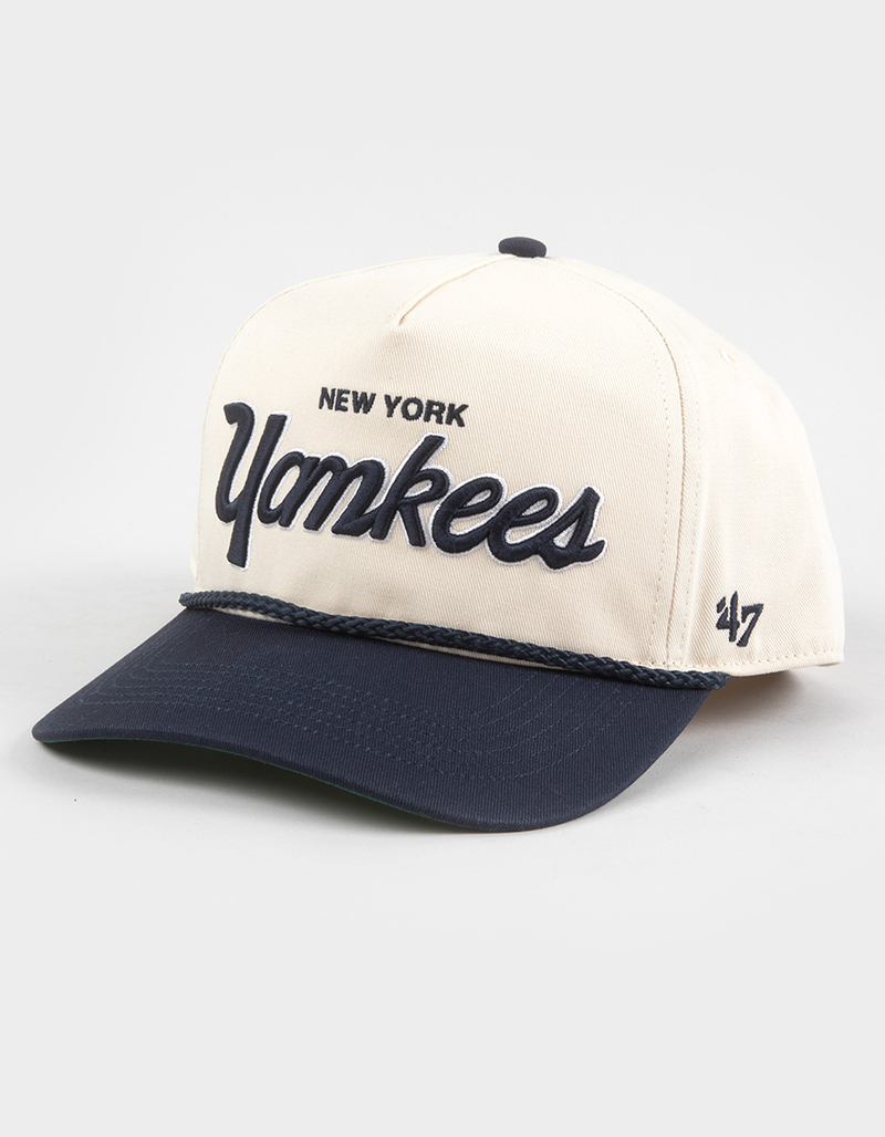 47 BRAND New York Yankees Crosstown Script Two Tone '47 Hitch Snapback Hat image number 0