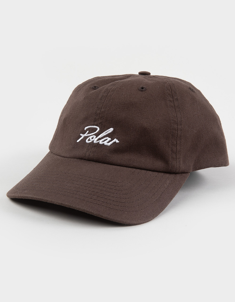 POLAR SKATE CO. Varsity Logo Strapback Hat image number 0