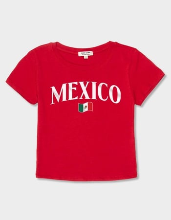MEXICO Flag Womens Baby Tee Alternative Image