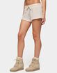 EDIKTED Baila Waffle Shorts image number 2