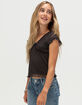 RSQ Girls Polka Dot Mesh Top image number 3