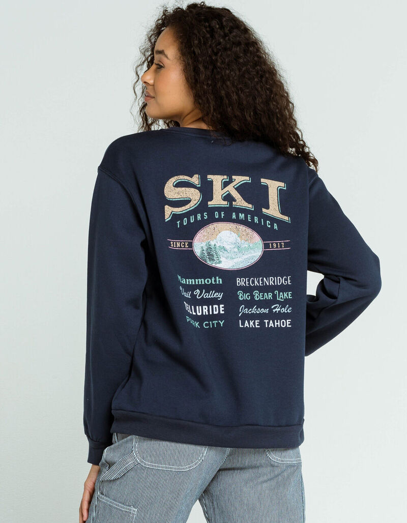 FULL TILT Ski Womens Crew Sweatshirt NAVY 388349210