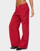 EDIKTED Petite Roman Low Rise Slouchy Jeans image number 2
