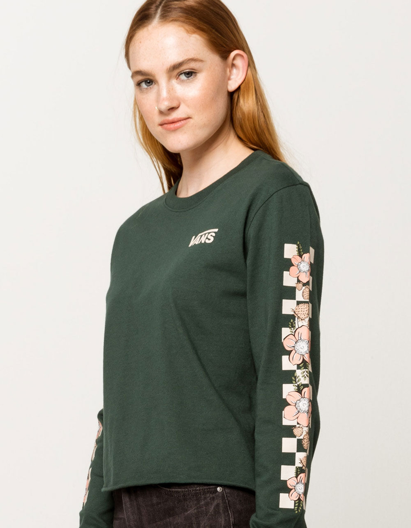 VANS Floral Womens Crop Tee image number 0