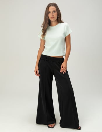 NIKE Sportswear Womens Mid Rise Wide Leg Track Pants Primary Image