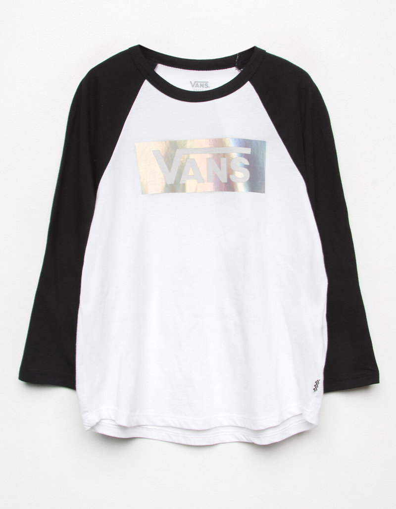 VANS Check Box Girls Raglan Tee image number 0