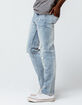 RSQ New York Rip N Repair Mens Slim Straight Jeans image number 4