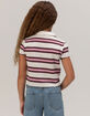 RSQ Rugby Stripe Girls Polo Shirt image number 4