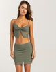 FULL TILT Mesh Womens Mini Skirt image number 1