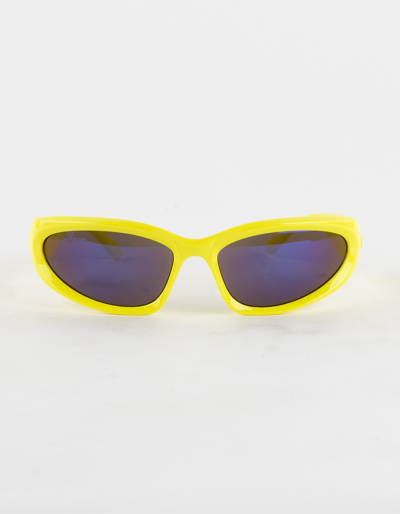 RSQ Chrome Sporty Shield Sunglasses image number 1