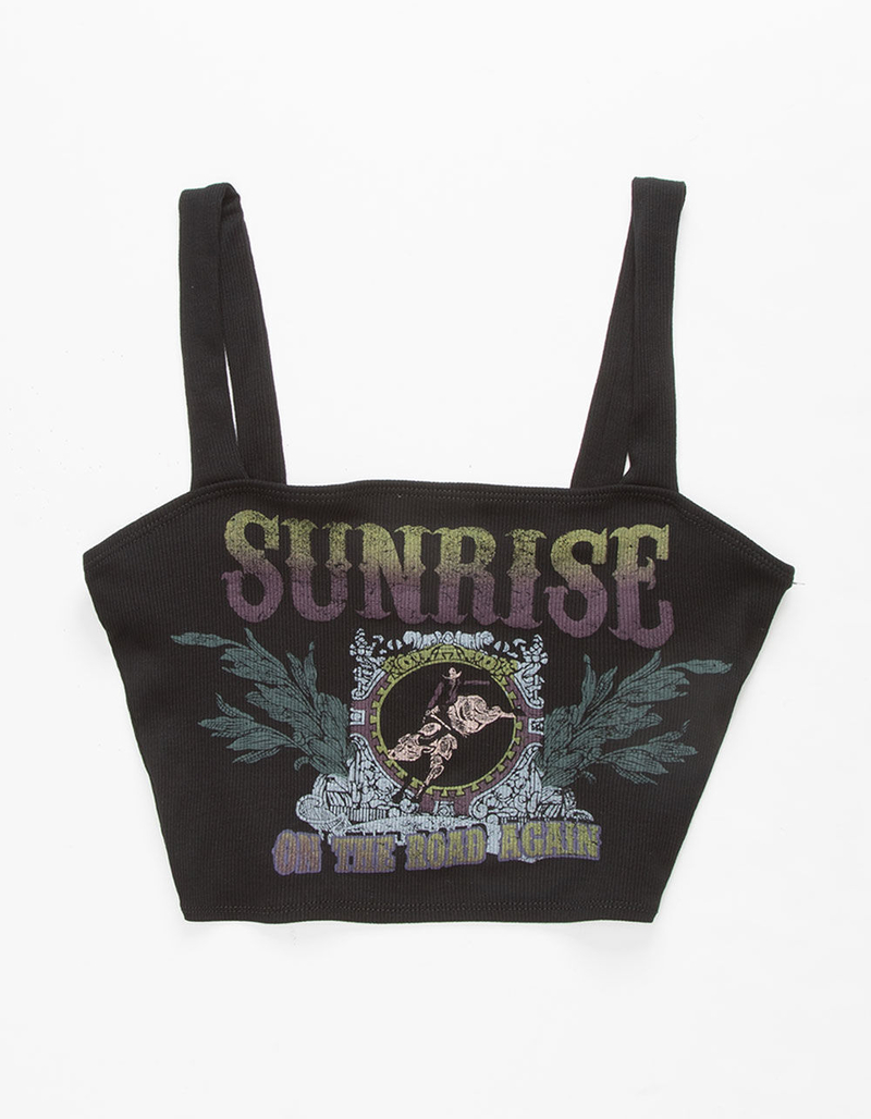 FULL TILT Sunrise Womens Crop Tank Top image number 4