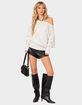 EDIKTED Off Shoulder Oversized Sweater image number 2
