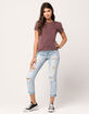 SKY AND SPARROW Ripped Womens Mom Jeans image number 4