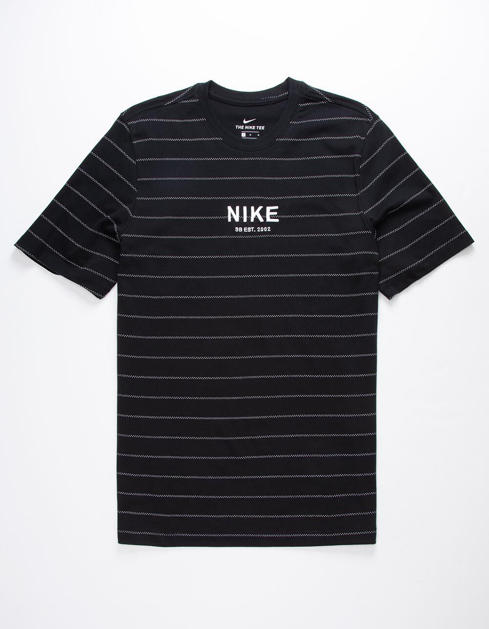 NIKE SB Stripe AOP Black Mens T-Shirt 
