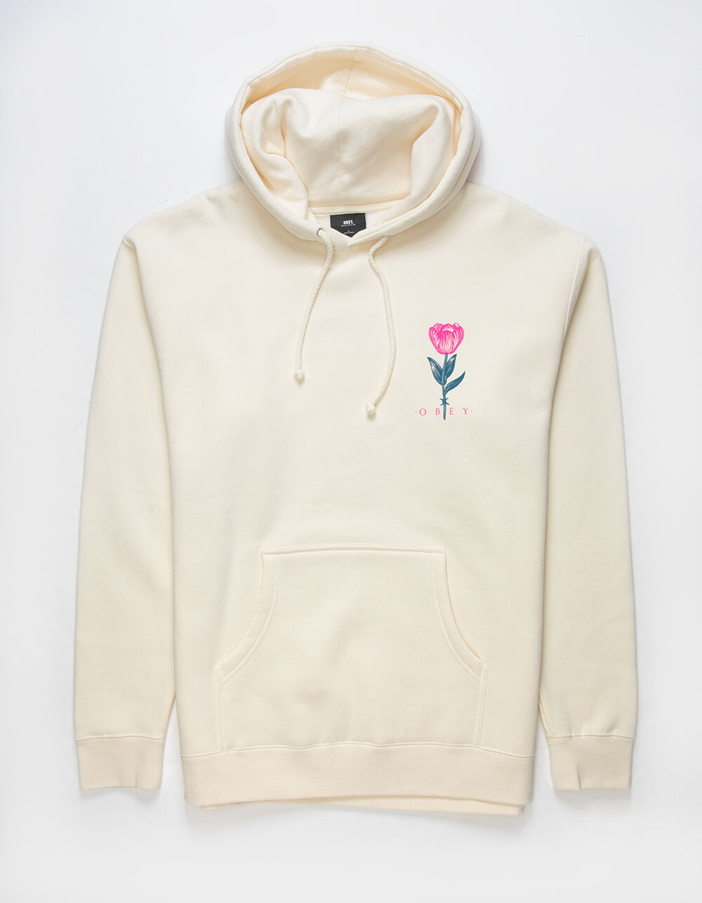 OBEY Tulip Thorn Mens Hoodie - BONE | Tillys