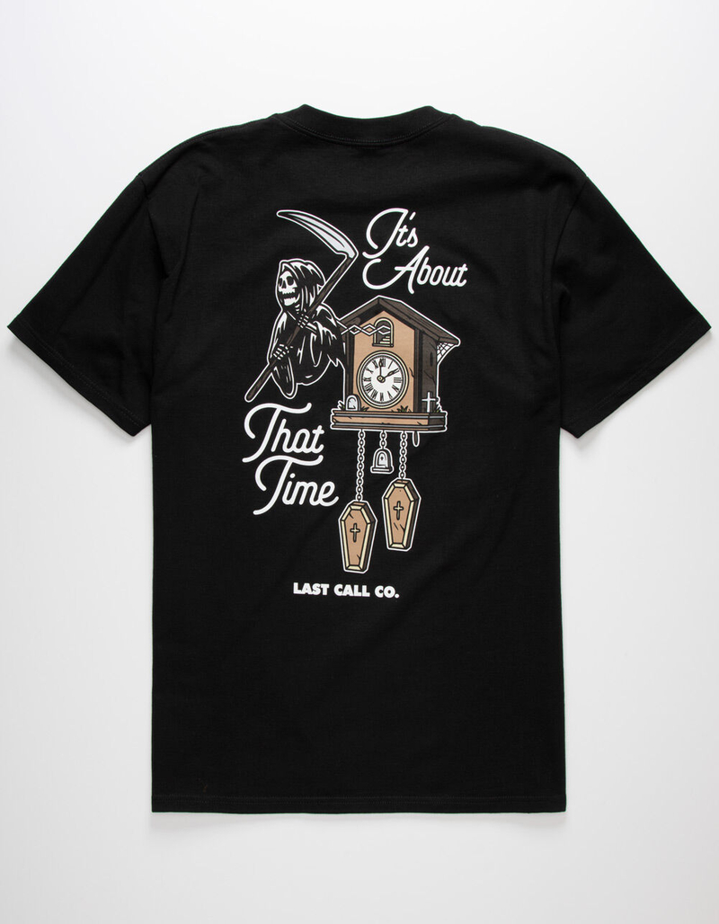 LAST CALL CO. Time Mens T-Shirt image number 0