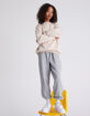 NIKE Sportswear Club Girls Oversized Fleece Joggers image number 5