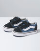 VANS Toddler Old Skool Navy Velcro Shoes image number 1