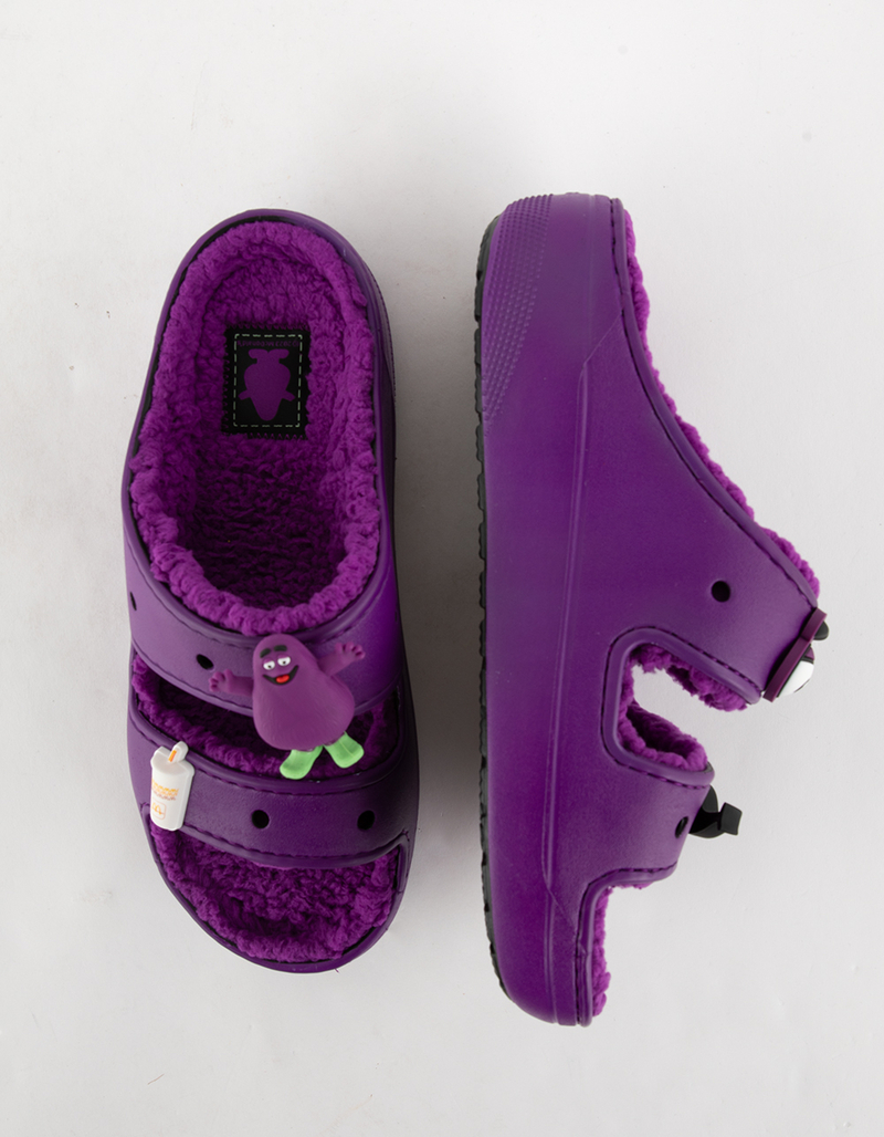 CROCS x McDonald's Grimace Cozzzy Sandals image number 4
