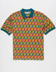 OBEY Praise Jacquard Mens Polo Shirt image number 1